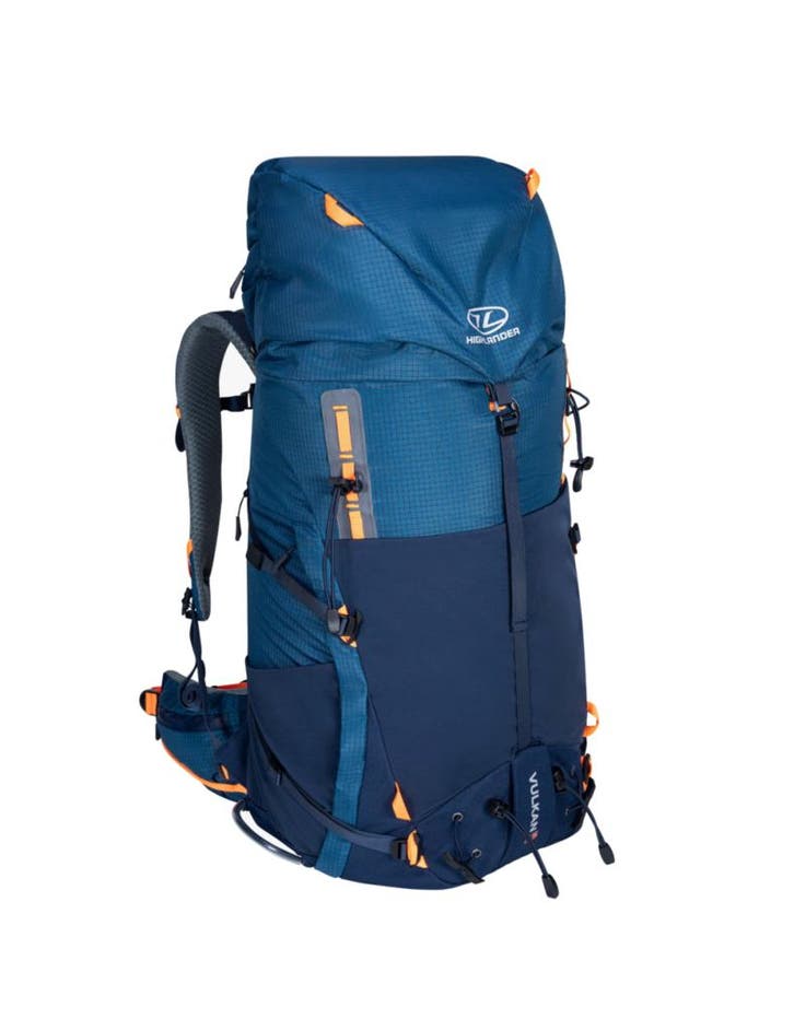 Highlander rugzak Vulkan Rucksack Navy 35 liter - Blauw, Sieraden, Tassen en Uiterlijk, Tassen | Rugtassen, Nieuw, Trekking, Waterdicht