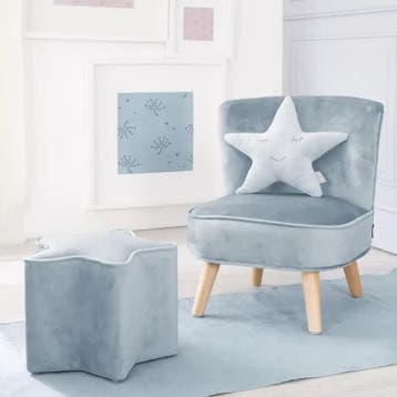 OPRUIMING! Velvet kinderstoel+sterkruk+hartkruk, Kinderen en Baby's, Kinderkamer | Inrichting en Decoratie, Ophalen, Nieuw, Overige typen