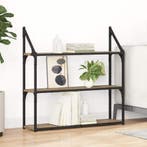 vidaXL Wandplank Artisan Eiken 80 x 21 x 78,5 cm Bewerkt, Verzenden, Nieuw