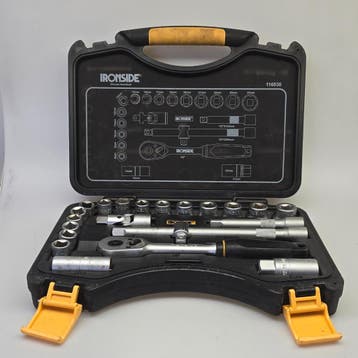 Lronside Doppenset Chroom 1/2 22 Delig | Nette Staat, Ophalen of Verzenden, Nieuw