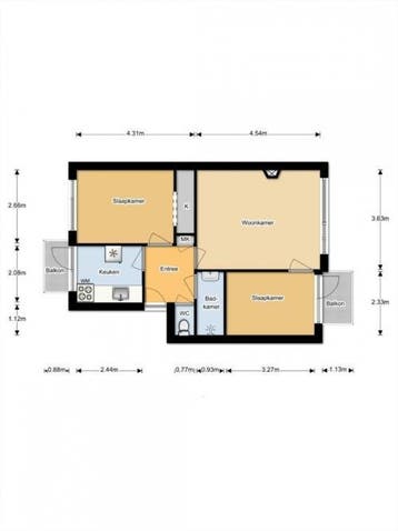 Te Huur 3 kamer Appartement Ligusterstraat In Nijmegen, Huizen en Kamers, Huizen te huur, Gelderland, Direct bij eigenaar, Nijmegen
