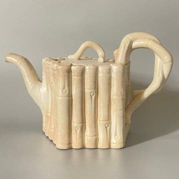 Wedgwood - Theepot - Porselein - bamboe-theepot