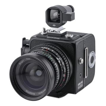 Hasselblad SWC/M Biogon 38mm f/4.5 T* Black + zoeker en A12, Verzenden, Gebruikt, Hasselblad