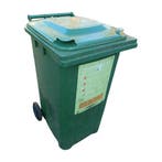 240 liter container/kliko, gebruikt  (Oranje), Ophalen of Verzenden, Gebruikt