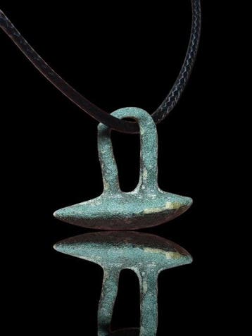 Viking periode Brons, Rare Military Hanger (Zonder