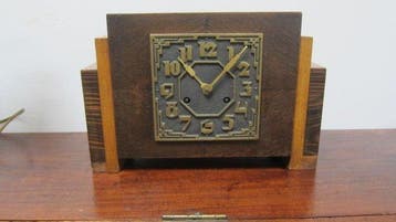 Amsterdamse School klok - - Eik - 1920-1930 - Amsterdamse
