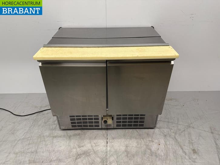 RVS Zanussi Saladette 2 Deuren 95,5 cm 230V Horeca, Zakelijke goederen, Horeca | Keukenapparatuur, Gebruikt, Ophalen of Verzenden