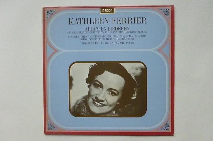 Kathleen Ferrier - Arias en Liederen (LP), Cd's en Dvd's, Vinyl | Klassiek, Zo goed als nieuw, Ophalen of Verzenden