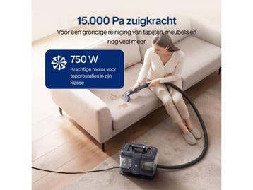 Samako Tapijtreiniger V2 - Draagbare Vlekkenreiniger - 2, Witgoed en Apparatuur, Verzenden, Zo goed als nieuw