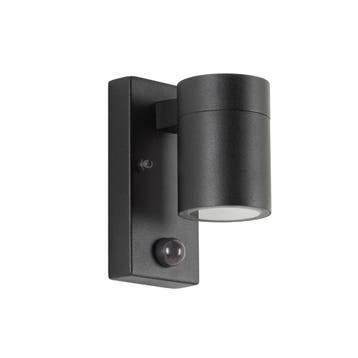 Buitenlamp Downlighter Bewegingssensor Matzwart, Tuin en Terras, Verzenden, Nieuw