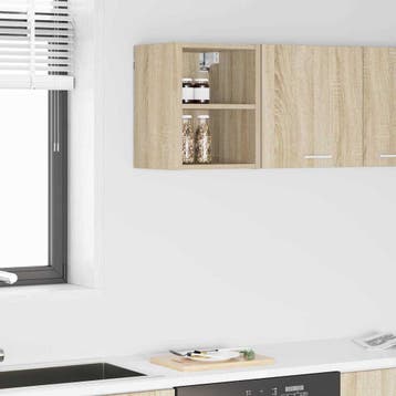 vidaXL Hangkast met opslag Sonoma Eiken 30 x 29,5 x 40 cm, Verzenden, Nieuw, Bruin