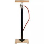 Falkx Zwarte vloerpomp met houten plank en rubberen slang..., Ophalen of Verzenden, Nieuw, Band