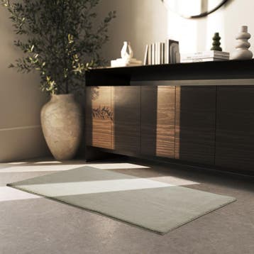 Kortpolig vloerkleed Soft Zone - 80 x 150 cm, zandkleur, Verzenden, Nieuw