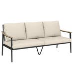 Tuinbank Voor 3 Personen Rattan Loungesofa Met Afneembare Ku, Verzenden, Nieuw