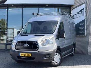 Ford Transit 330 2.0 TDCI L2H2*NAVI*CRUISE*CAM*A/C*HAAK*3PER, Stof, Gebruikt, Euro 6, Ford