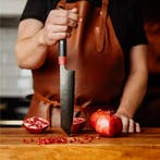 Yaxell Rei Kiritsuke mes 20 cm – 69 Lagen Damaststaal –, Ophalen of Verzenden, Nieuw, Hout, Los bestek