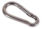 Karabijnhaak 10 x 100mm RVS, Verzenden, Nieuw