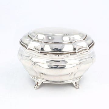 Charles Stuart Harris (1896) - Theedoos - Doos - .925 zilver
