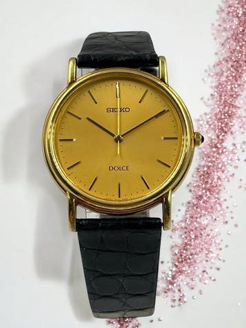 Seiko - Dolce Yellow Gold 18K - 8J41 -6060 - Unisex -
