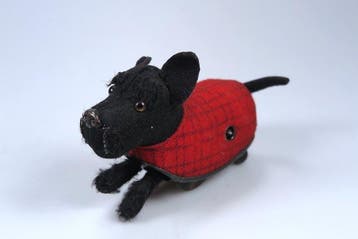 Schuco - Nr. 742 Scotch Terrier - Opwindbare Hond,, Antiek en Kunst, Antiek | Speelgoed