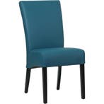 Leren eetkamerstoel Just - Hermes Turquoise (blauw) - Poten, Huis en Inrichting, Stoelen, Blauw, Bohemian, Eigentijds, Klassiek, Retro, Romantisch, Scandinavisch