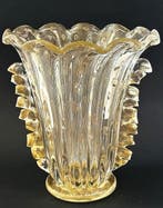 Maestro Fabiano Amadi - Vaas - Murano-artistiek glas, Antiek en Kunst