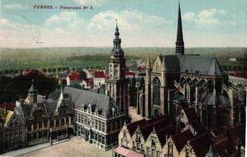 België - WEST-VLAANDEREN - Ansichtkaart (155) - 1905-1950, Gelopen