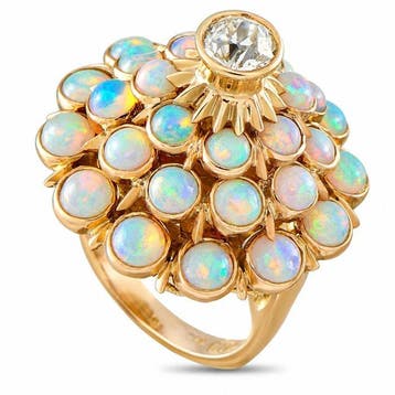 Ring - 14 karaat Geel goud, Exclusieve 14K geelgouden ring, Nieuw