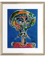 Simeon Gonzales - Quijote en Azul XL - NO Reserve Price, Antiek en Kunst