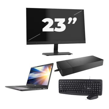 Dell Latitude 7300 -   i7-8e 8GB  - 256GB  + 1x 23 inch, 8e Generatie, Qwerty, Verzenden, 13 inch