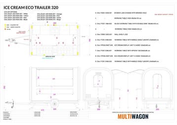 IJswagen Eco 320 | IJs verkoopwagen | Op voorraad, Ophalen