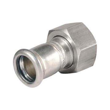 Bonfix Pers RVS 2-del. koppeling 5/4 x 28 mm, Doe-het-zelf en Verbouw, Buizen en Afvoer, Ophalen of Verzenden, Nieuw