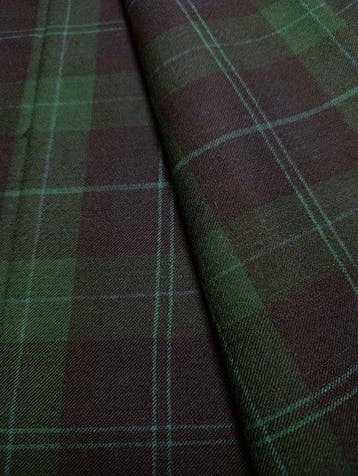 B498 - 490 x 150 cm - Tartan scozzese in 100% Pura lana