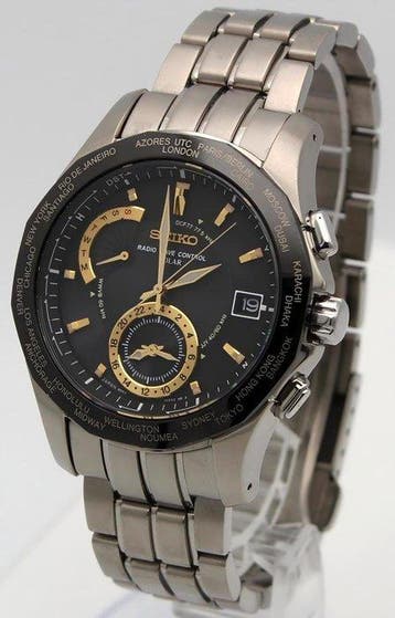 Seiko - rightz Solar Radio Controlled World Time - Zonder