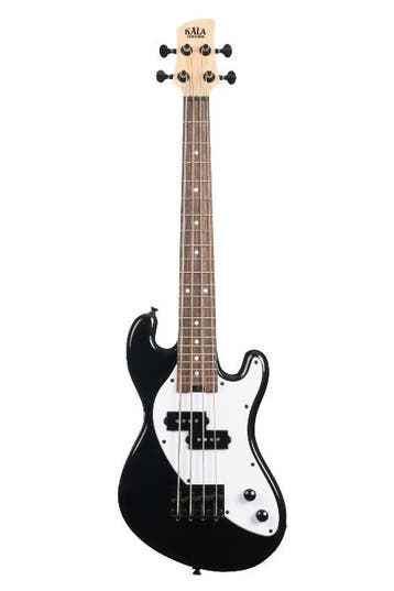 Kala Solid Body 4-String Jet Black Fretted U-BASS, Verzenden, Nieuw