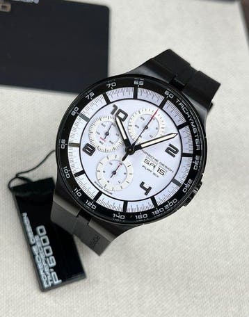 Porsche Design - Flat Six Chronograph Day/Date Automatic, Sieraden, Tassen en Uiterlijk, Horloges | Heren, Nieuw