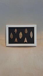 Afrika Steen archeologisch-neolithische pijlpuntkop van, Verzamelen, Mineralen en Fossielen