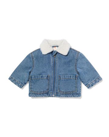 HEMA Babyjas denim middenblauw, Verzenden, Nieuw