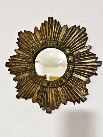 In the style of Irena Jaworska - Wandspiegel- zon - Lood, Antiek en Kunst