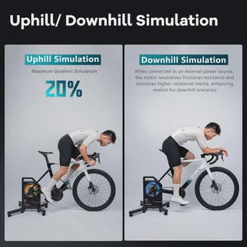 CYCPLUS T2 Direct Drive Smart Bike Trainer - Krachtige Indoo, Sport en Fitness, Verzenden, Nieuw