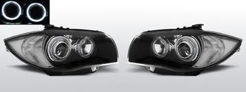 Koplampen Angel Eyes | geschikt voor BMW 1 Serie E87 / E81 2, Auto-onderdelen, Verlichting, Verzenden, Nieuw, BMW