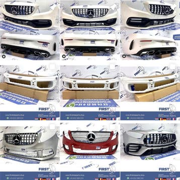 Mercedes BUMPER A45 CLA45 C63 E63 GLA45 GLC63 G63 GT63 AMG, Voor, Mercedes-Benz, Nieuw, Ophalen of Verzenden