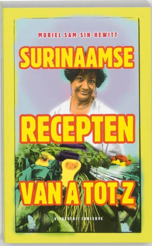 Surinaamse recepten van A tot Z - M. Sam-Sin-Hewitt, Boeken, Kookboeken, Zo goed als nieuw, Verzenden