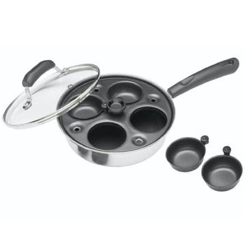 KitchenCraft Eierpocheerpan voor 4 eieren, Hobby en Vrije tijd, Verzenden, Nieuw