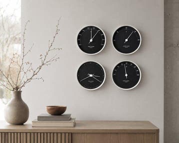 Henning Koppel - Georg Jensen - Weerstation (4) - Staal en