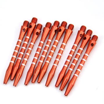 10x Medium Aluminium Dart Shaft Rood 48mm, Verzamelen, Verzenden, Nieuw