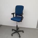 Ahrend 230 hoge werkstoel baliestoel  - blauwe stof, Huis en Inrichting, Bureaustoelen, Ophalen of Verzenden, Nieuw