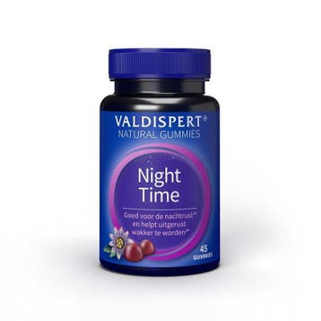 Valdispert Night time 45 gummies, Diversen, Verpleegmiddelen, Verzenden, Nieuw