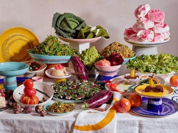 Serax - Ottolenghi Feast - Serveerkom M - Azurblauw/Rood, Verzenden, Nieuw
