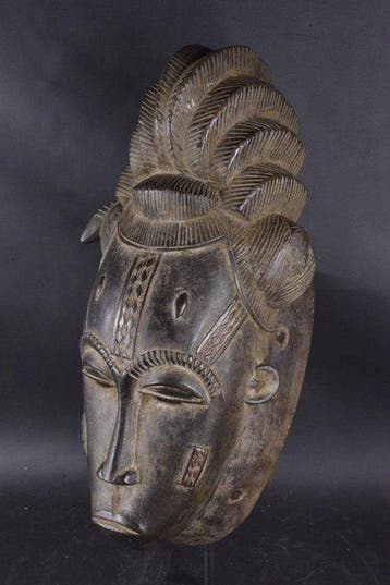 Mblo vreugtemasker - Baule - Ivoorkust, Antiek en Kunst